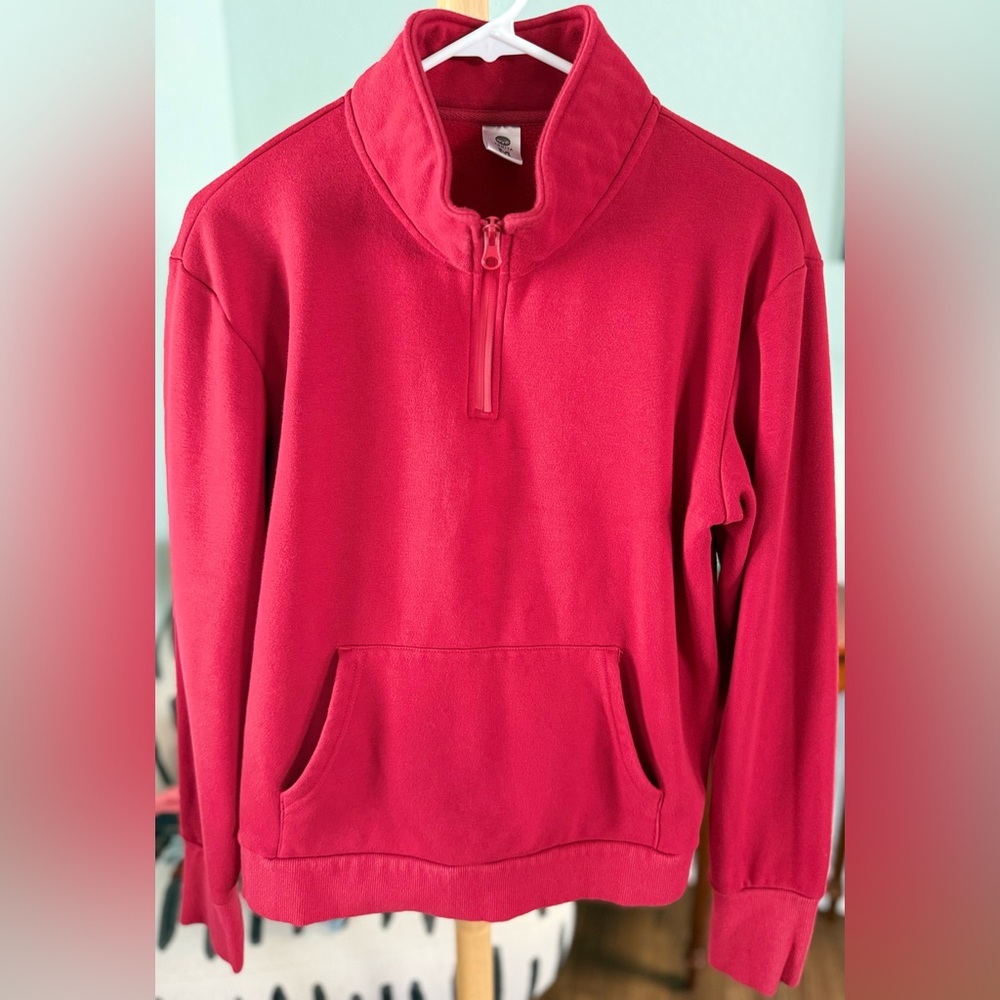 Senita Athletics Cherry Hailey Classic Half Zip Sweatshirt